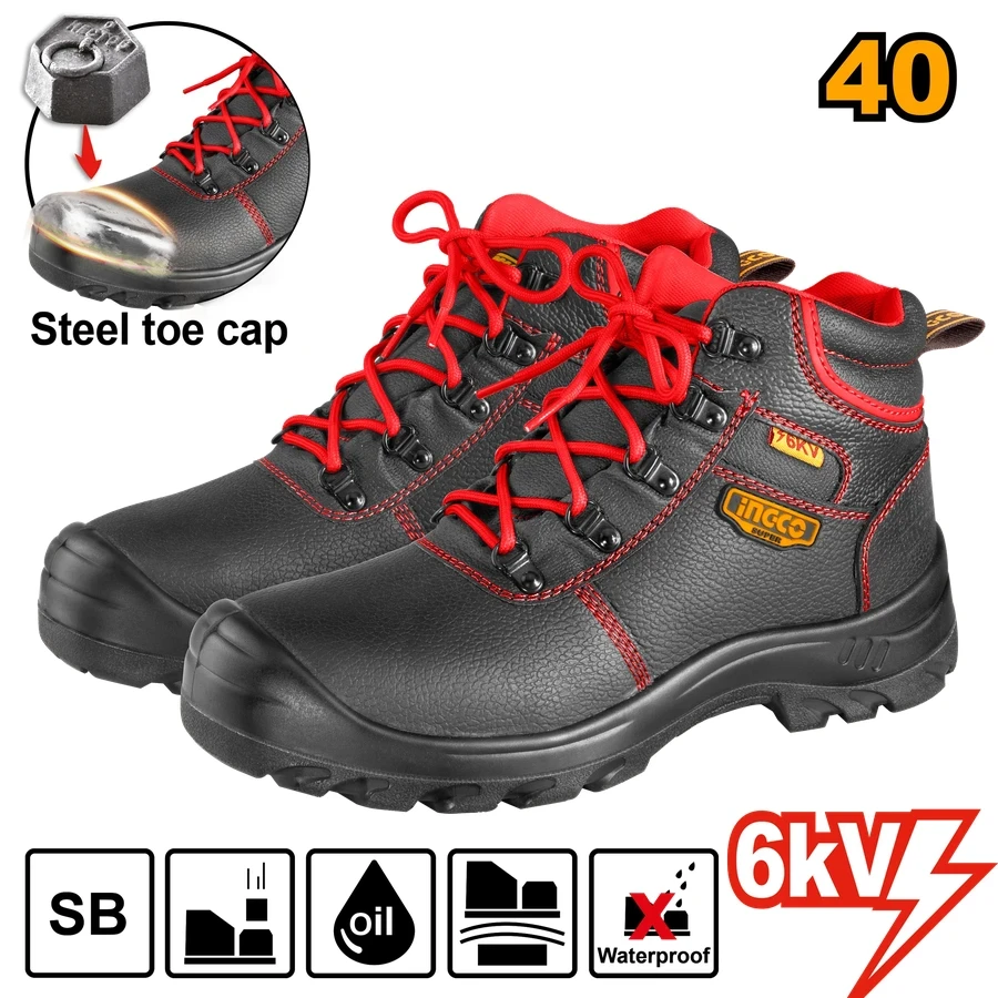 Professional Insulated Safety Boots (Size 40) | SSH07IDSB40 | 6kV Dielectric Series