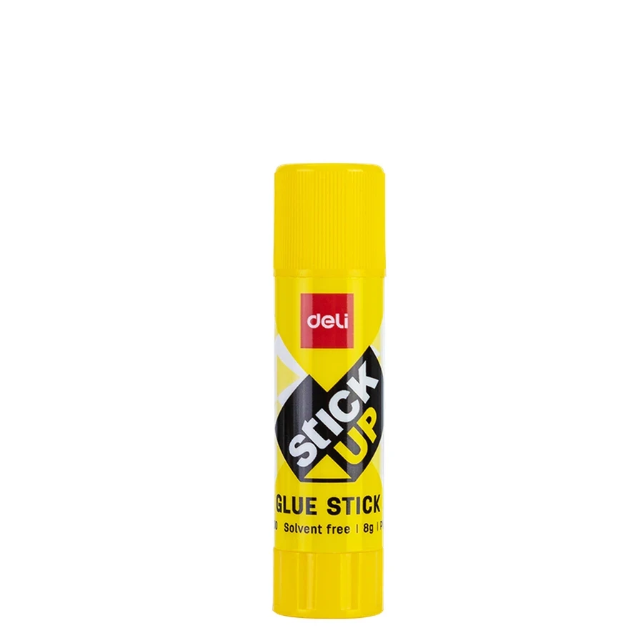Deli EA20010 Glue Stick - 8 Grams, Portable White Solid Adhesive for School and Craft Projects