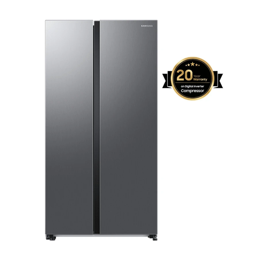 Samsung RS76CG8003S9/IM 653L Side-by-Side Refrigerator | 5-in-1 Convertible | Twin Cooling Plus | WiFi Embedded | Refined Inox