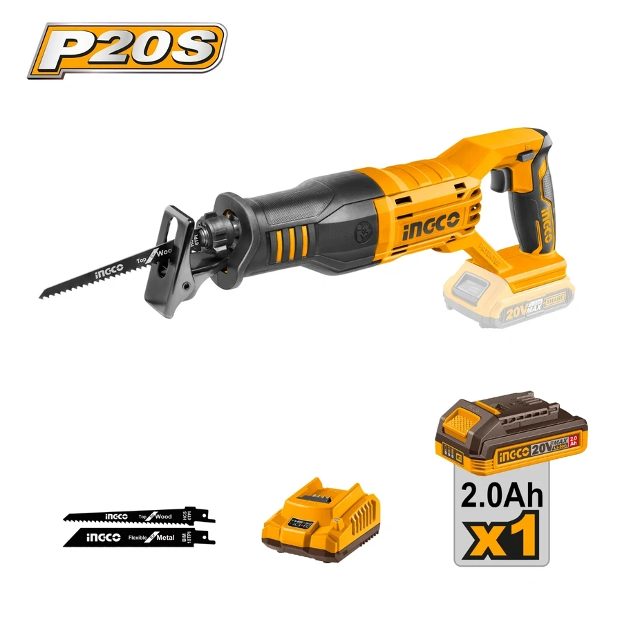 Cordless Reciprocating Saw | CRSLI1151 | 20V | 115mm High-Performance Cutting Kit