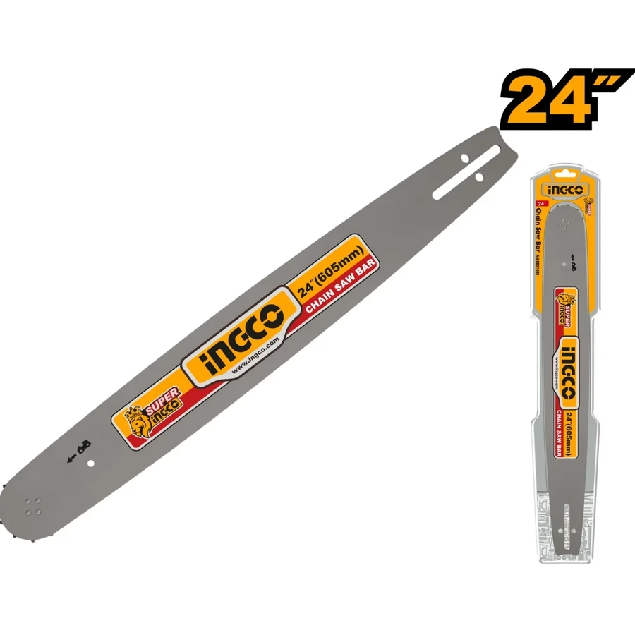 INGCO 24" Heavy-Duty Chainsaw Guide Bar | AGSB52401