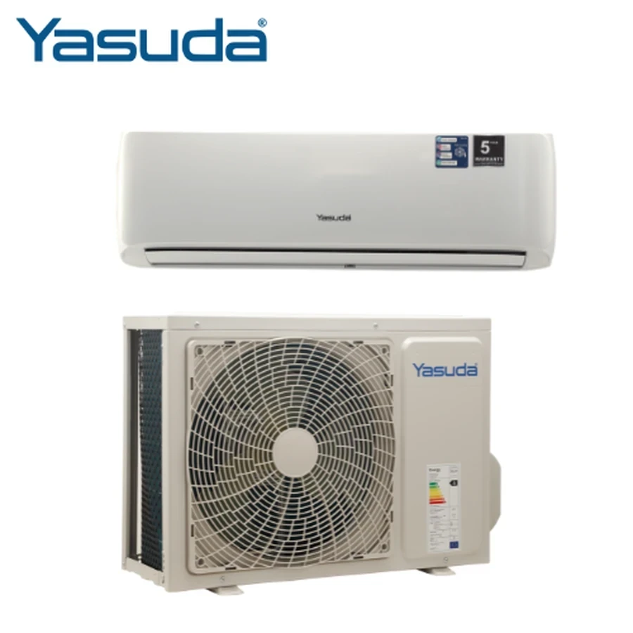 Yasuda YS-AC12THN 1.0 Ton Deluxe Split Air Conditioner | Hot and Cool | Super Fast Cooling with Anti-Bacterial Filter & High Efficiency Compressor