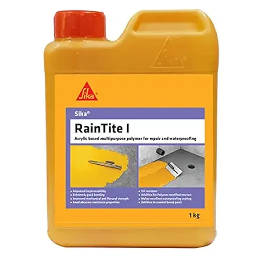 Sika Raintite Acrylic Waterproofing System 1kg to 20kg 114075-AZ | UV Resistant | Anti-Fungal | Interior and Exterior | White