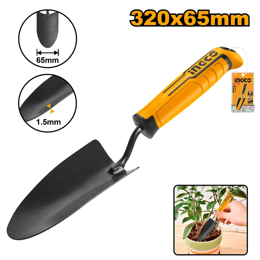 INGCO Hand Trowel | Carbon Steel Blade | HFTT658