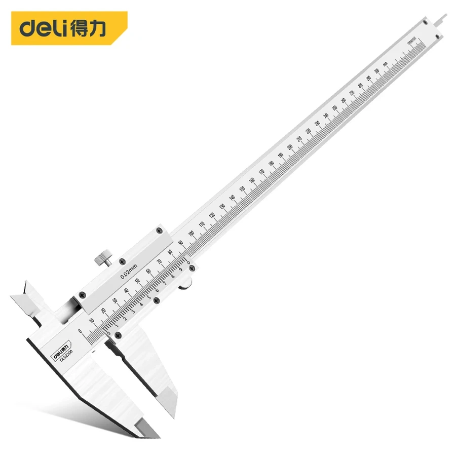 DL92300 Professional Vernier Caliper 300mm (12") - Large Capacity 4-in-1 Measurement Tool, High-Accuracy Precision Gage for Industrial and Workshop Use