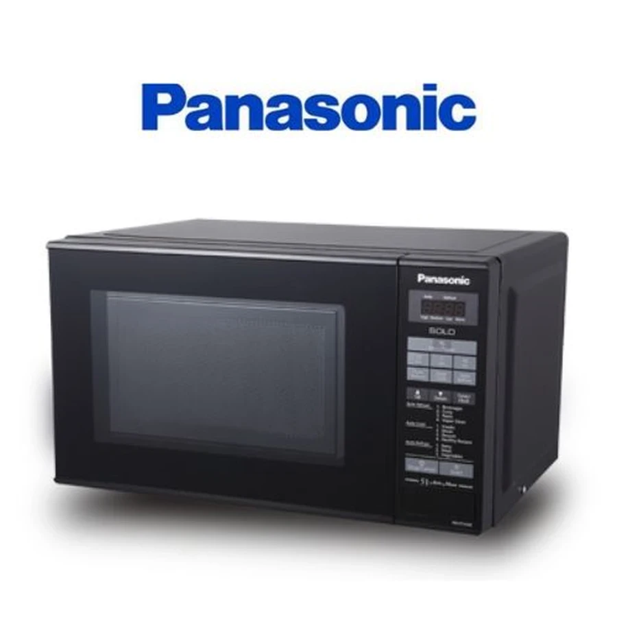 Panasonic NN-ST266BYTE 20 Litre Solo Digital Microwave Oven | 800W Power | 51 Auto Cook Menus | Vapor Clean & Child Lock | Touch Key Pad