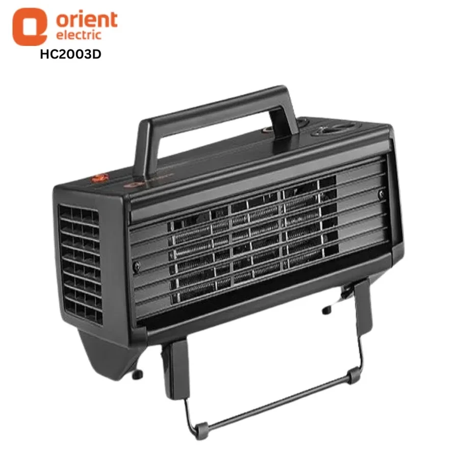 Orient Heat Convector 1200W Room Heater - Black, Fast Instant Heating, 3 Heat Settings 1200W, Tip-Over and Overheat Protection, ISI Certified, 230V