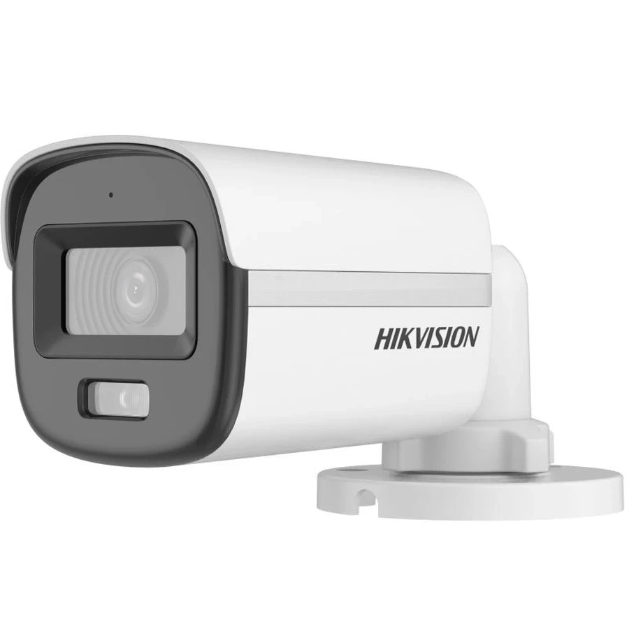 Hikvision 2MP ColorVu Outdoor Bullet Camera | 24/7 Full Color Imaging | 20m White Light | IP67 | DS-2CE10DF0T-PF