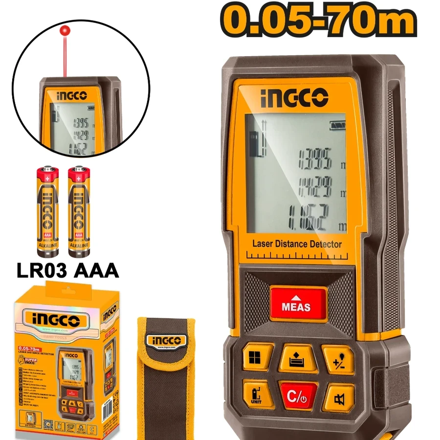 Professional Digital Laser Measure | HLDD0708 | 70m Extended Precision Series