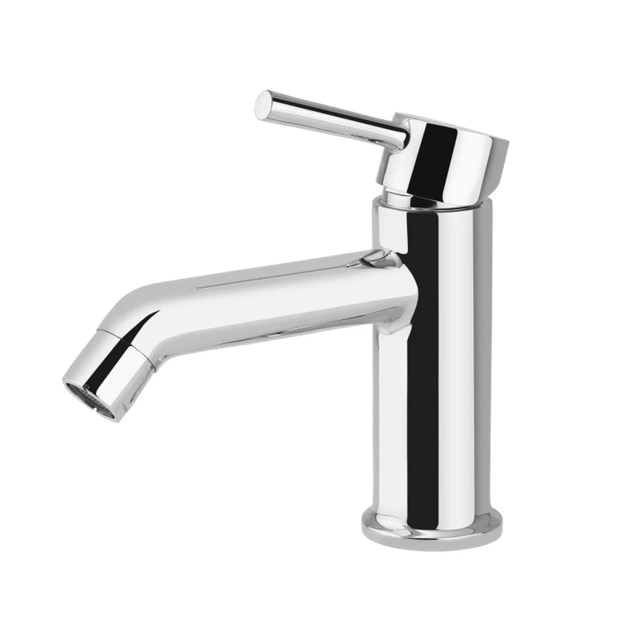 TOYO RU-51308 Single Lever Basin Mixer - Long Spout, Premium Brass, CP Chrome Finish, 600 mm Hoses