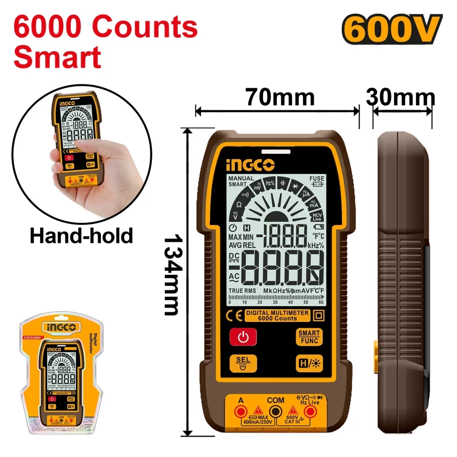 Professional High-Performance Digital Multimeter | DM310002 | 10A Industrial Series