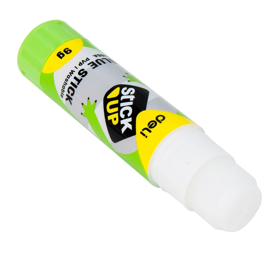 Deli E6366A Glue Stick - 9 Grams, Portable Solid Adhesive for School and Office Use