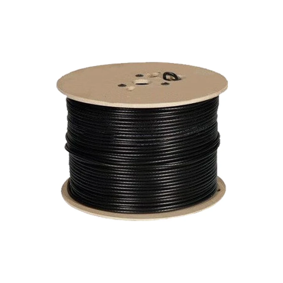 Hikvision DS-1LH1SCA3C-090B 3+1 Coaxial CCTV Cable | Solid Copper Conductor | 90m High Density Braiding | Video & Power Hybrid | Silver