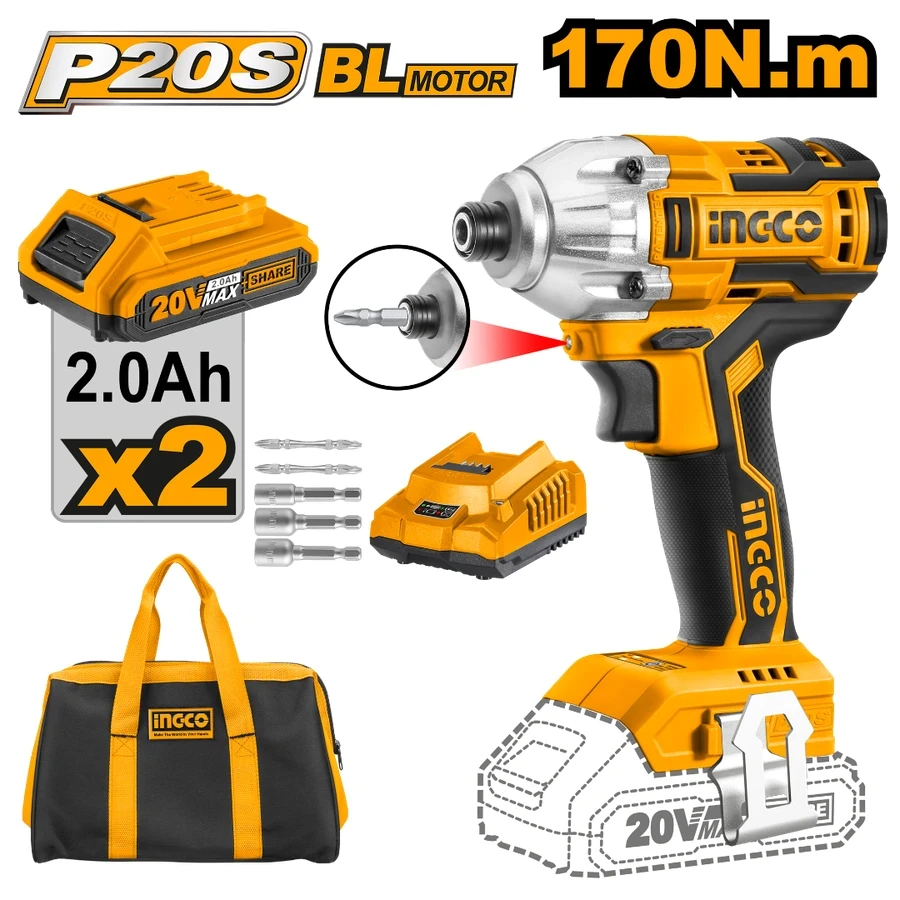 Lithium-Ion Impact Driver | CIRLI2002 | 20V Max | Industrial Brushless Power