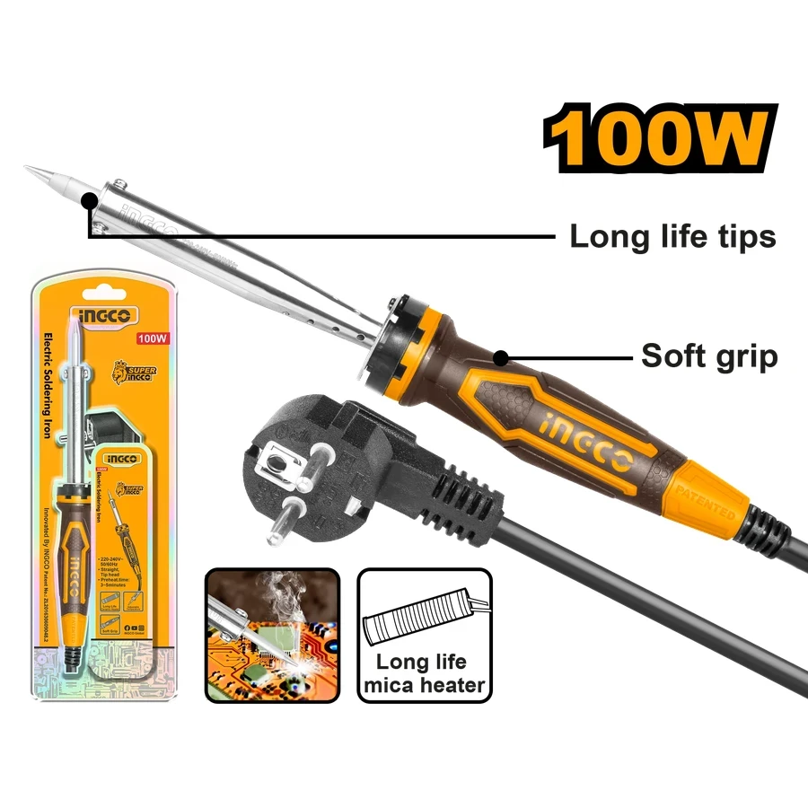 INGCO 100W Heavy-Duty Electric Soldering Iron | SI00108
