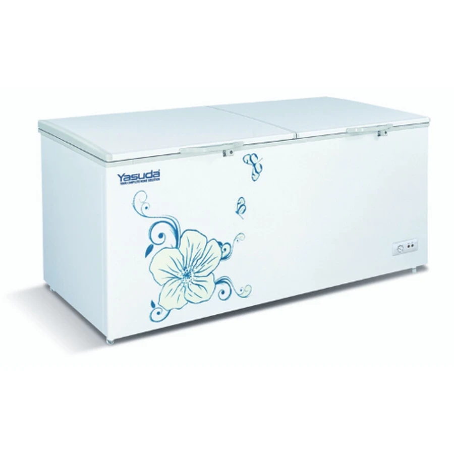 Yasuda YS-CF600STC 600 Litre Hard Top Double Door Chest Freezer | Tropical Compressor | A++ Energy Saving | Super Fast Cooling