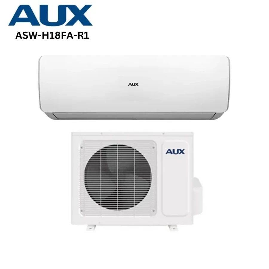 Aux ASW-H18FA-R1 1.5 Ton Split Freedom Series Air Conditioner | WiFi Integrated | 18000 BTU Cooling | 4-Way Air Flow | Non-Inverter
