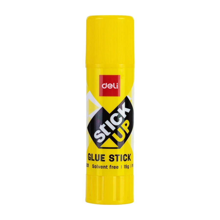 Deli EA20110 Glue Stick - 15 Grams, White Solid Adhesive for School, Office, and Craft Projects