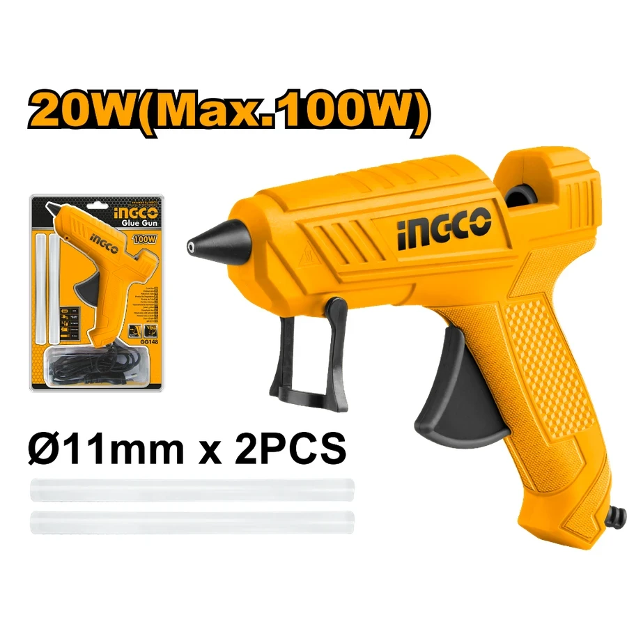 INGCO 100W Heavy-Duty Electric Glue Gun | GG148
