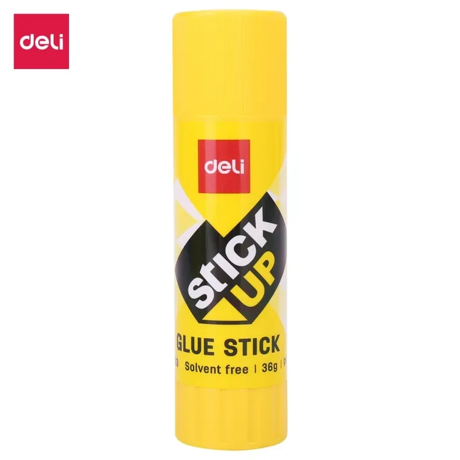 Deli EA20310 Jumbo Glue Stick - 36 Grams, Extra Large White Solid Adhesive for High-Demand Office and Craft Use