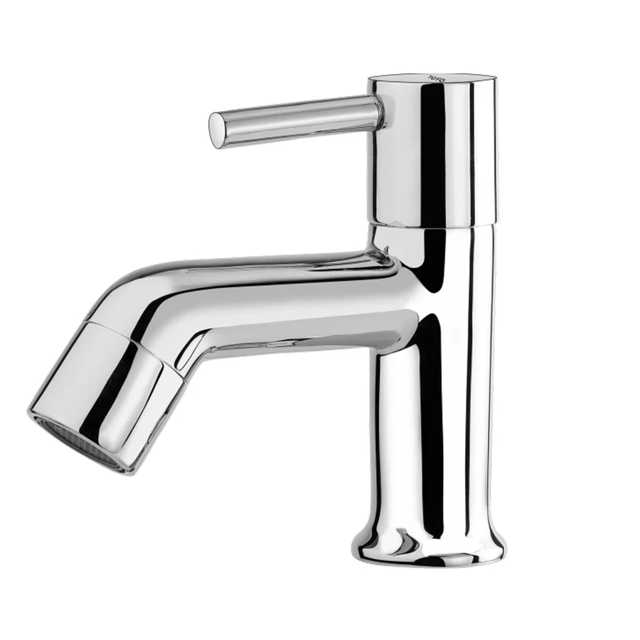 TOYO EC-51706 Pillar Cock - Premium Brass Body, Inbuilt Flange, CP Chrome Finish, Deck Mounted