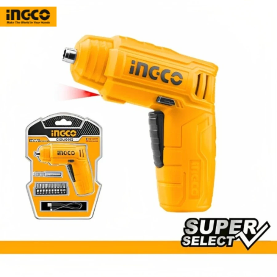 Lithium-Ion Cordless Screwdriver | CSDLI0402 | 4V Max | Essential Precision Driver