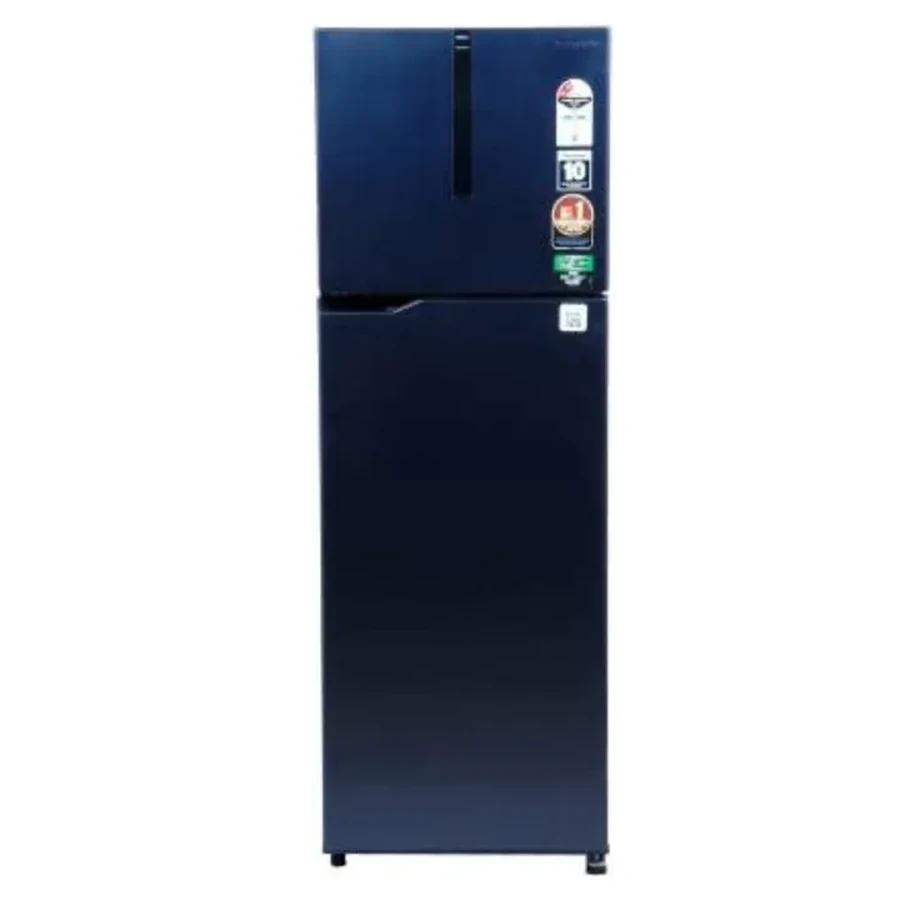 Panasonic NR-TH291BPAX 257 Litre Double Door Refrigerator | ECONAVI AI & 6-Stage Inverter | Ag Clean Tech | 30L Veg Box | Ocean Blue