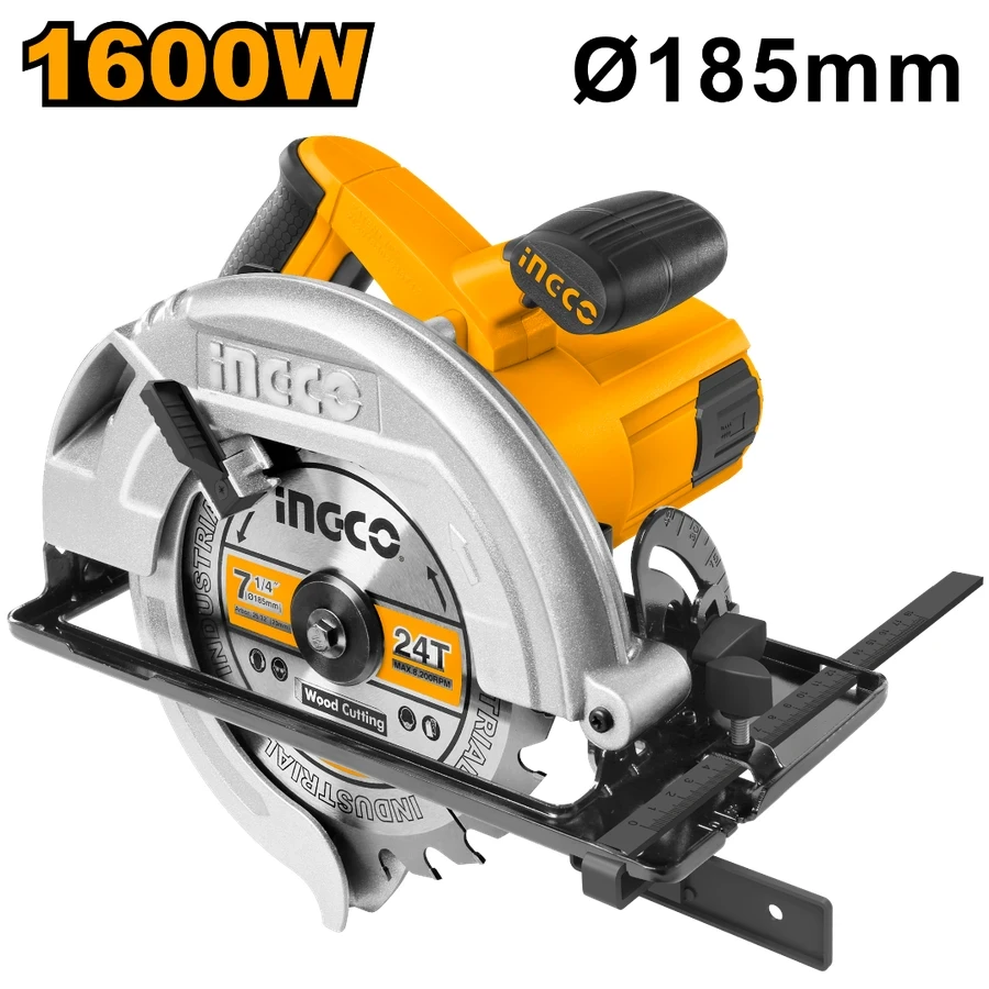 Circular Saw | CS18568 | 1600W | 185mm High-Power Woodworking Saw