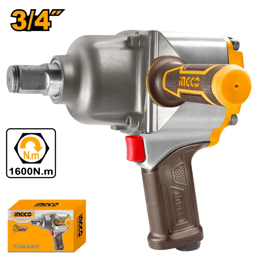 Professional 3/4" Air Impact Wrench | AIW341302 | Twin Hammer 1600Nm Power