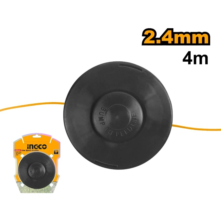 INGCO Replacement Line Spool | 2.4mm Nylon Line | 4m Length | ALS25405