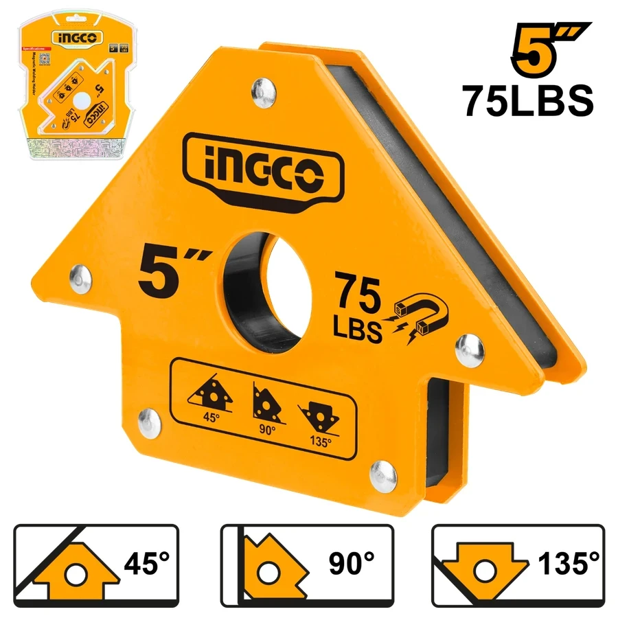 Professional 5" Heavy-Duty Magnetic Welding Arrow | AMWH75051 | 75Lb Industrial Pull