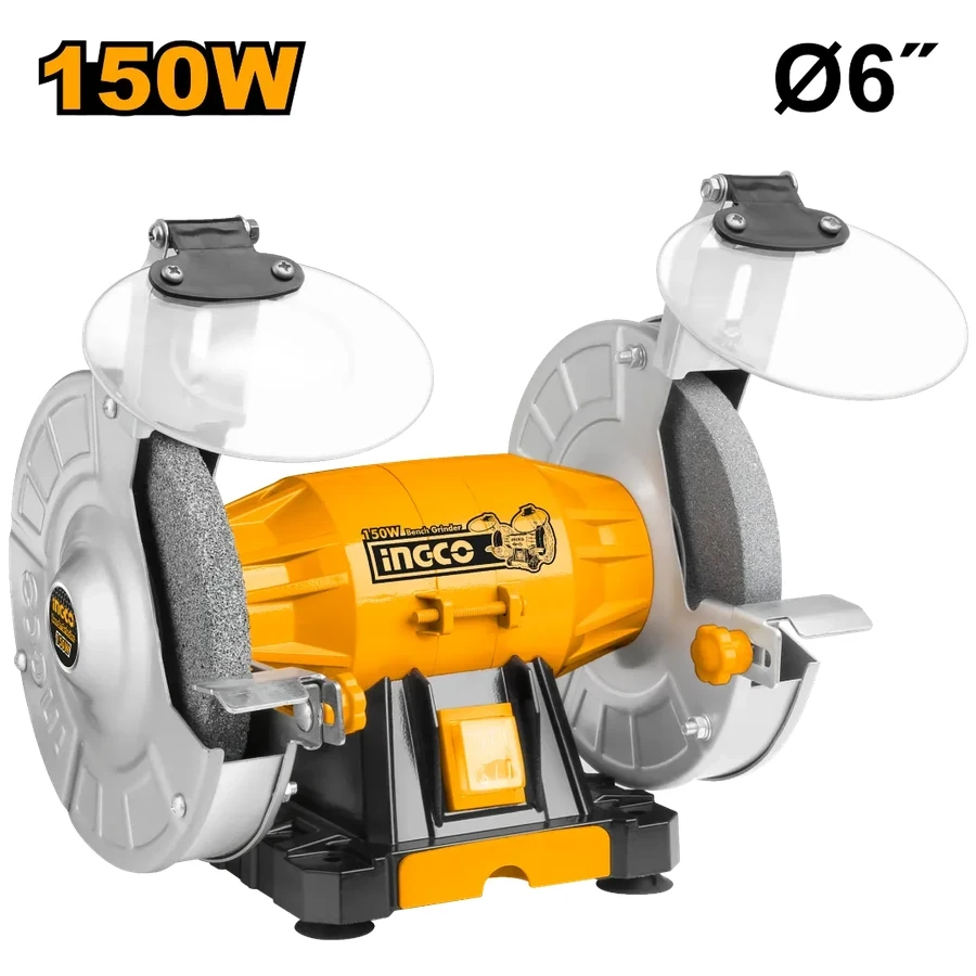 Bench Grinder | BG61502 | 150W | Heavy-Duty Sharpening & Finishing Station