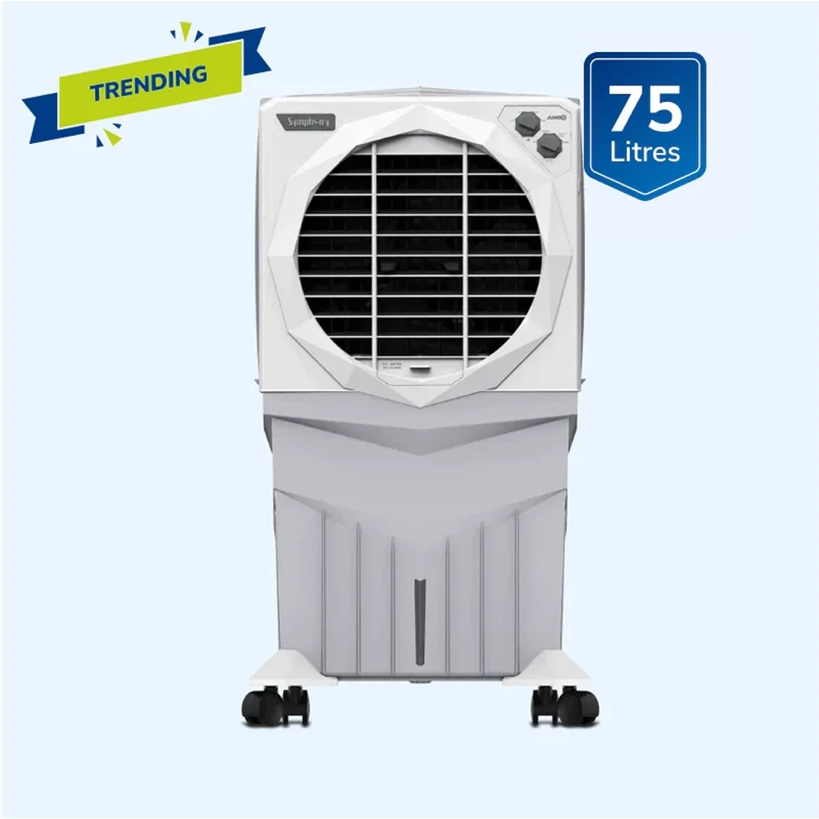 Jumbo 75XL Desert Air Cooler | 75 Litre | High-Efficiency Honeycomb Pads | Fully Closable Louvers