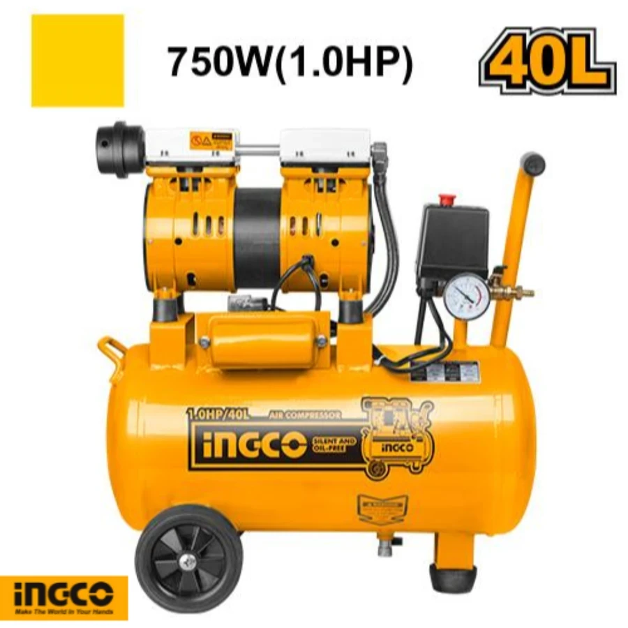 Professional Silent & Oil-Free Air Compressor | ACS175406 | 1HP Ultra-Quiet Series