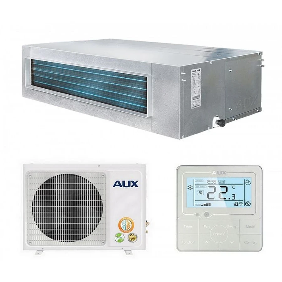 Aux ALMD-H48/5R1MA-R 4.0 Ton Non-Inverter Ductable Air Conditioner | 48,000 BTU | 3-Phase Power | 80Pa Static Pressure | R410A