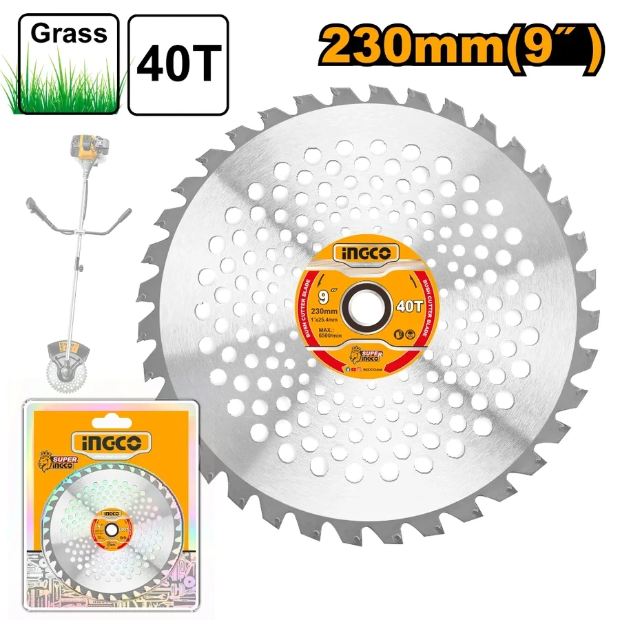 Professional Carbide Bush Cutter Blade | TSB423045 | 9-Inch 40-Tooth Saw Blade