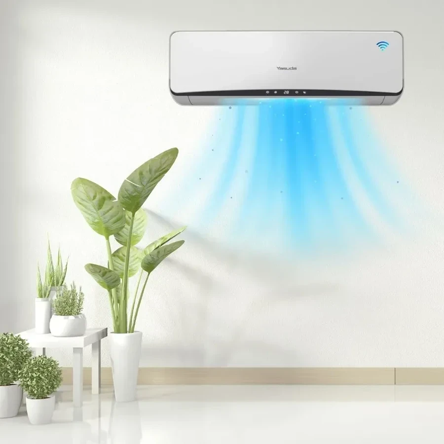 Yasuda YS-AC18VTG 1.5 Ton Smart Inverter Split Air Conditioner with Wi-Fi | High Delta Hot & Cool | Anti-Bacterial & Dust Filters | Auto Restart & Sleep Mode