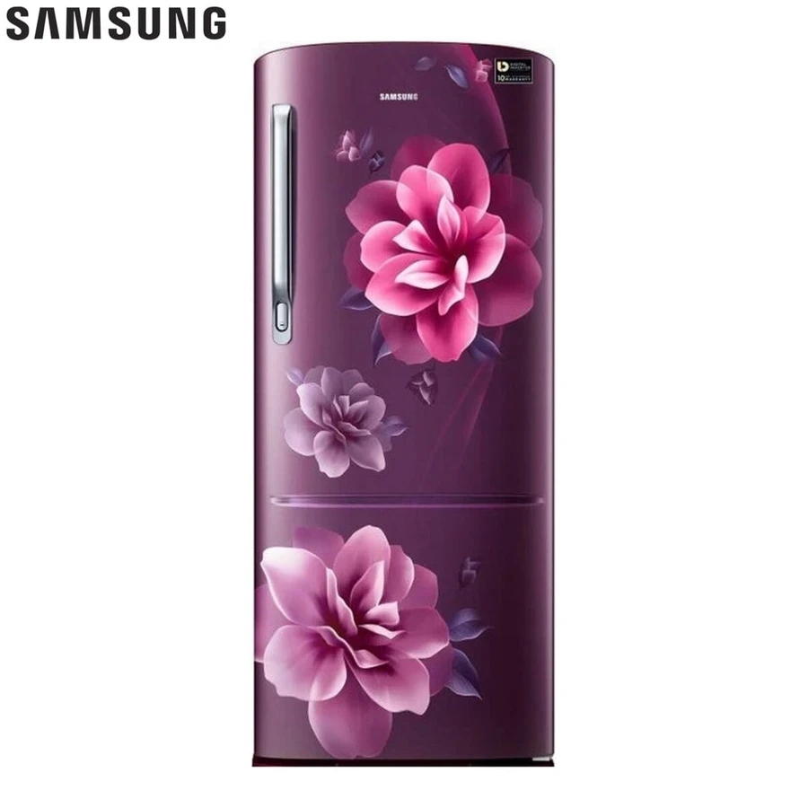 Samsung RR24A272ZCR/IM 230L Single Door Refrigerator | Digital Inverter | Solar & Home Inverter Compatible | Camellia Purple