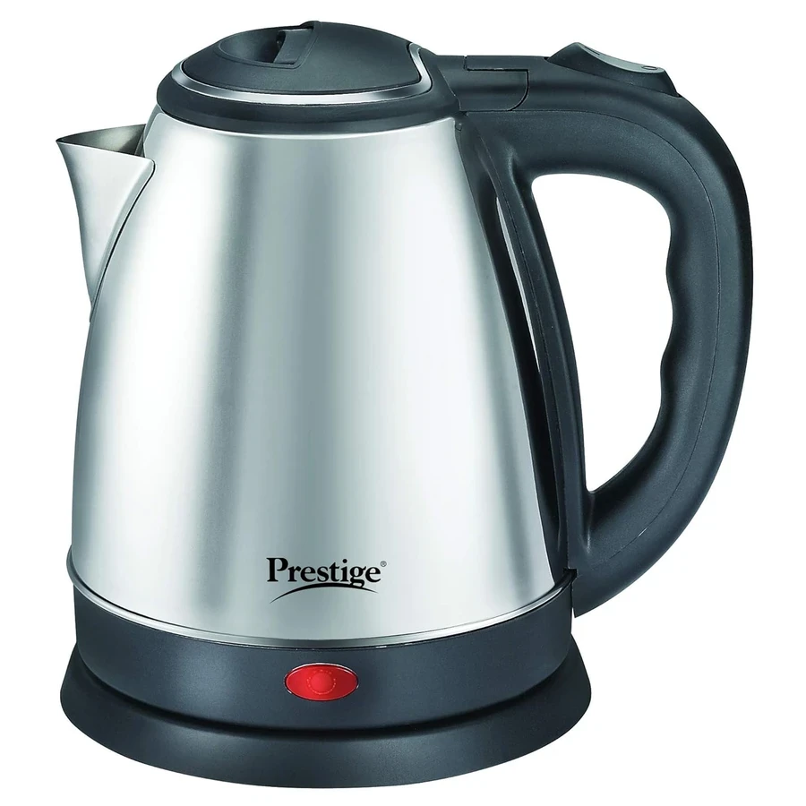 Prestige 41588 PKOSS 1.8 Electric Kettle | 1.8 Litres | 1500W Fast Boiling | Stainless Steel | Automatic Shut-Off | Silver