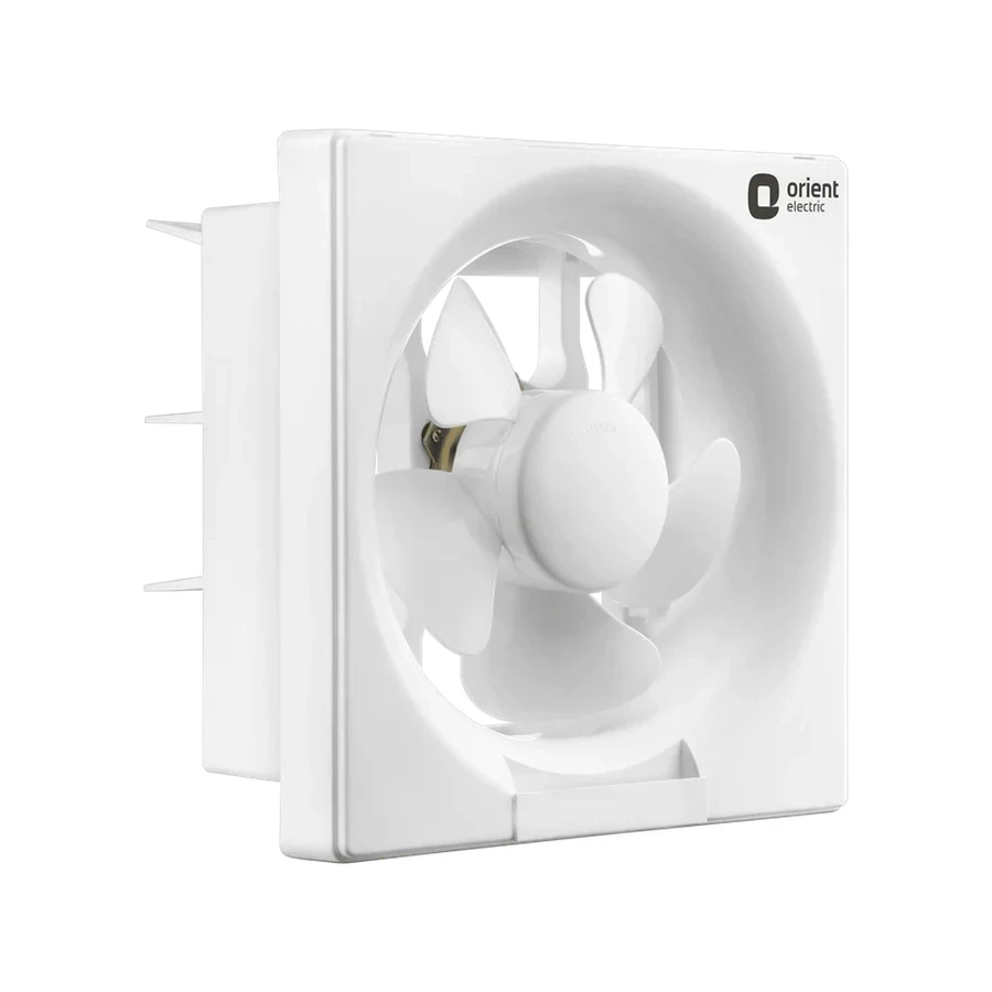 Orient Ventilator RX 250mm Exhaust Fan | 40W High-Performance Motor | 220-240V | 38cm Square Frame | White/Black/Ivory