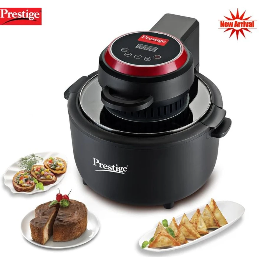 Prestige 41410 Multi Cheff 4 in 1 Air Fryer | Air Fry, Grill, Bake & Roast | Large Capacity Basket | Rapid Air Technology | Black