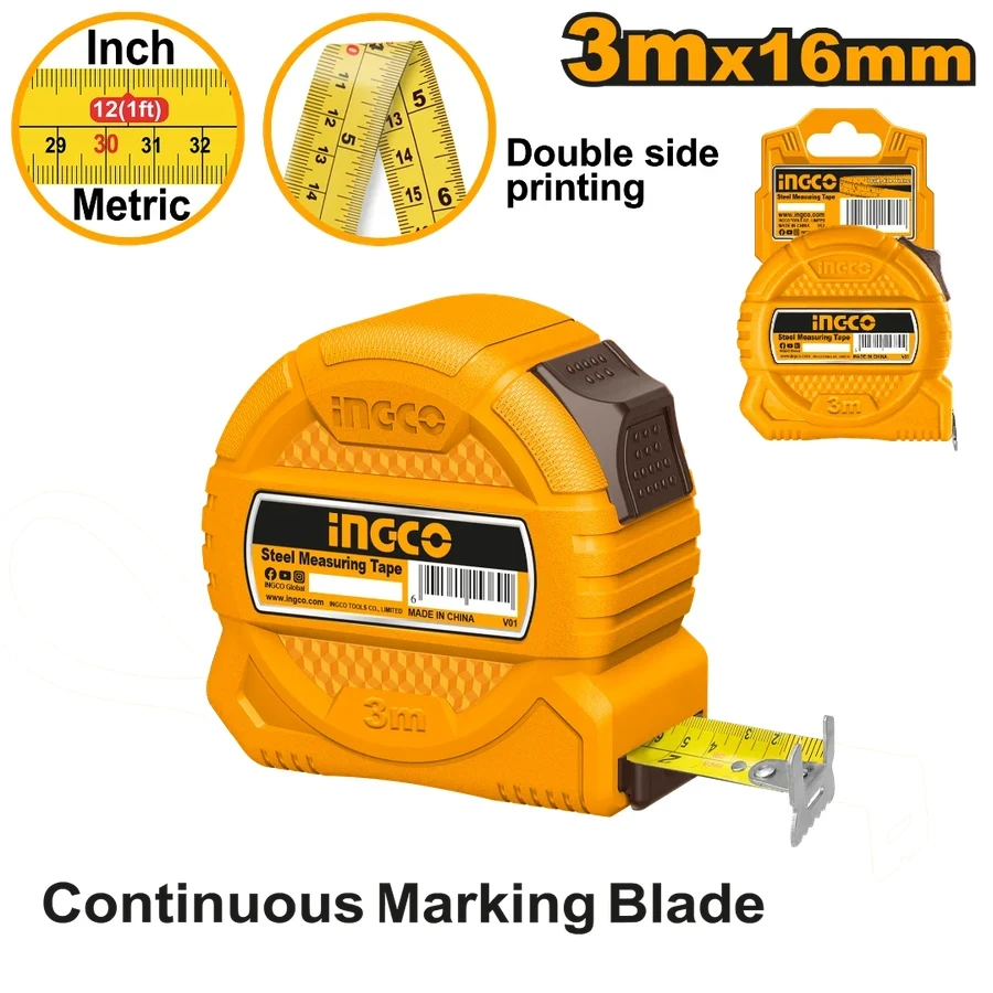 Professional Steel Measuring Tape | HSMT39316 | 3-Meter Precision Series