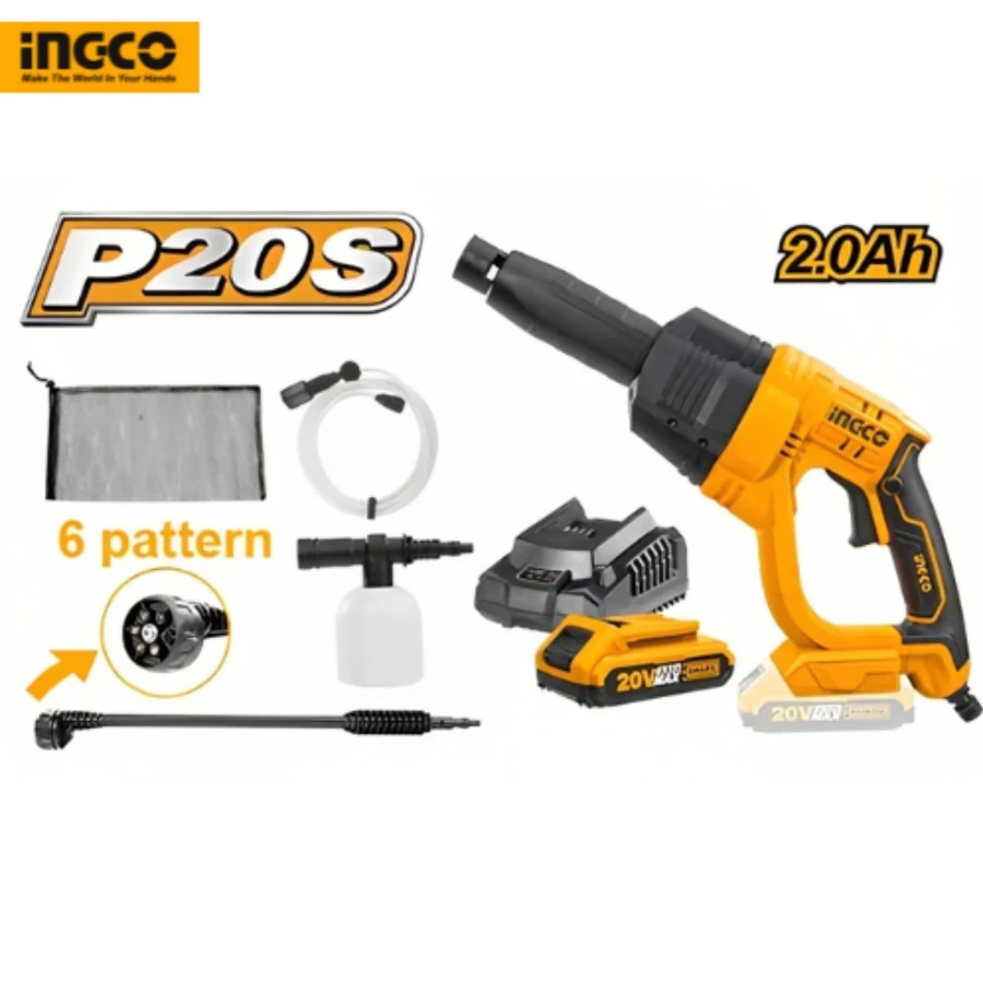 Lithium-Ion Pressure Washer | CPWLI20082 | 20V Max | Multi-Function Portable Cleaning Kit