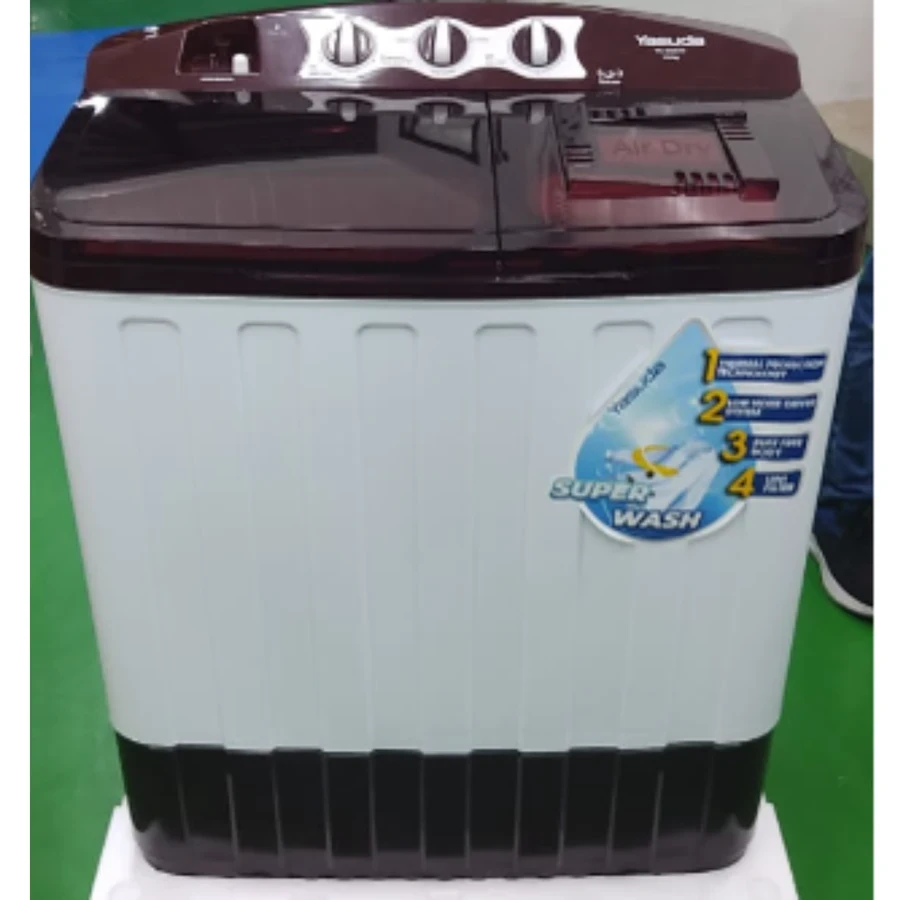 Yasuda YS-SGG70 7.0 KG Semi-Automatic Washing Machine | Red | Strong Pulsator | Air Dry & Collar Scrubber