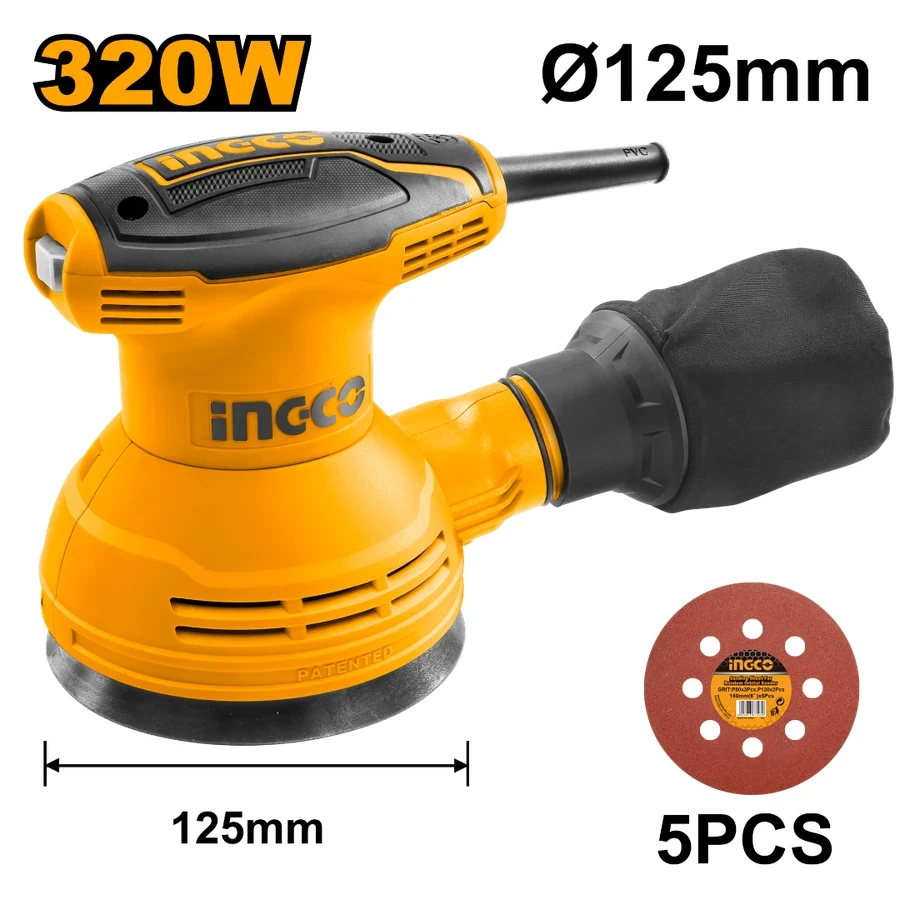 Rotary Sander | RS3208 | 320W | 5-Inch High-Speed Precision Surface Finisher