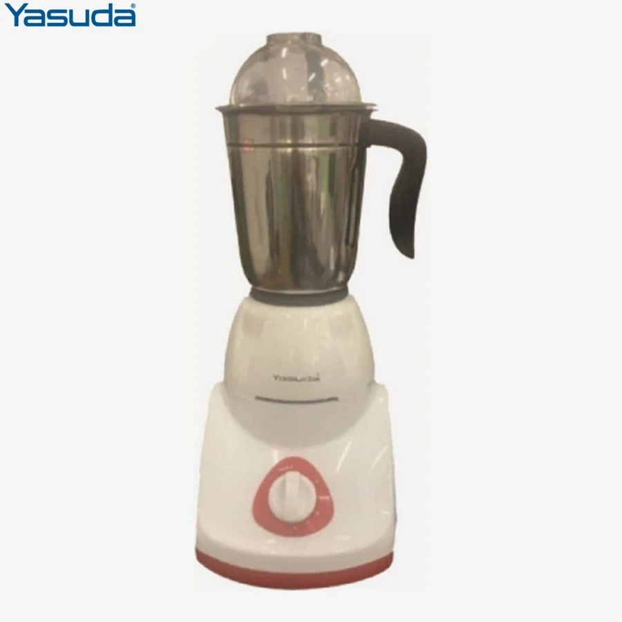 Yasuda YS-2038 BREEZE 1 Jar Mixer Grinder - 550W 100% Copper Motor, 1.4 Ltrs Liquidizing Jar with Flow Breaker