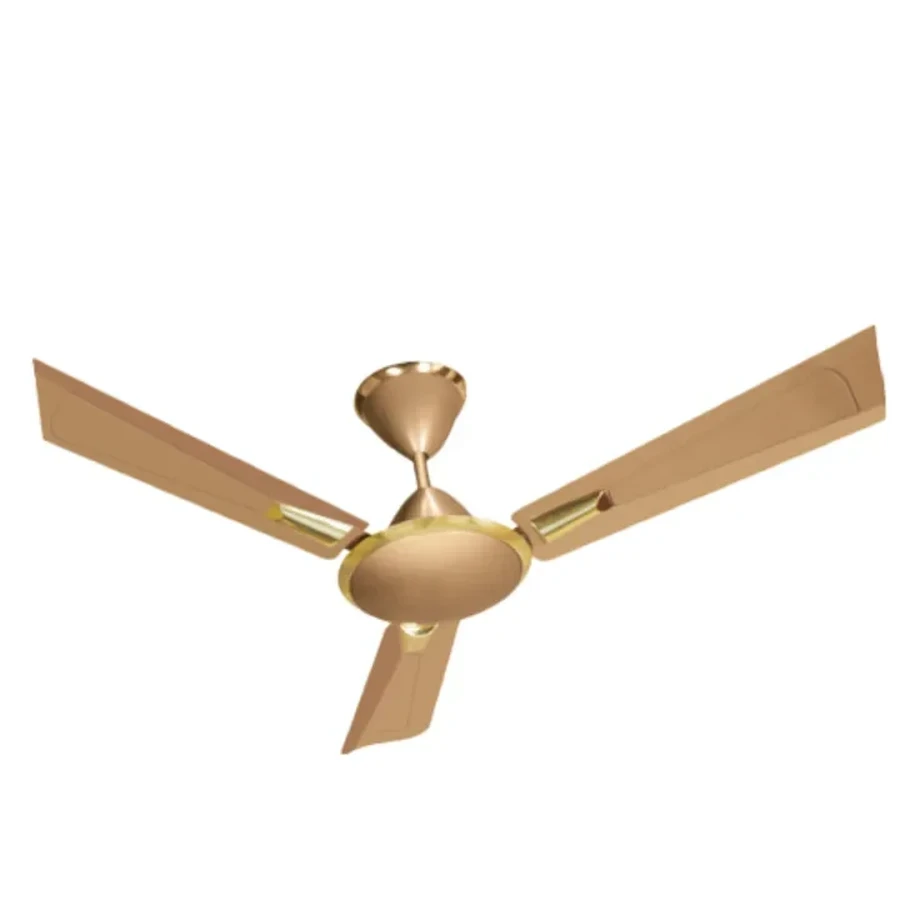 Yasuda YS-FD32 48-Inch Decorative Ceiling Fan in Topaz | 5 Lightweight Fibre Blades | Noiseless Running | 1200mm Sweep