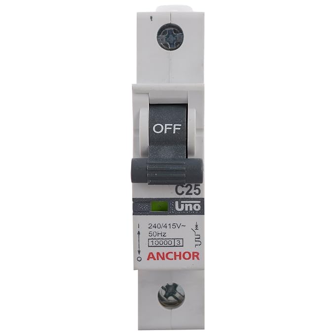 Anchor 98005 25A SP 'C' UNO MCB
