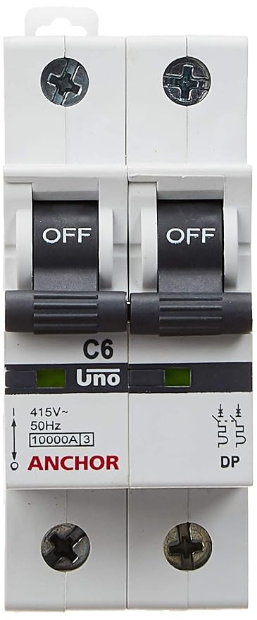 Anchor 98017 6A DP 'C' UNO MCB