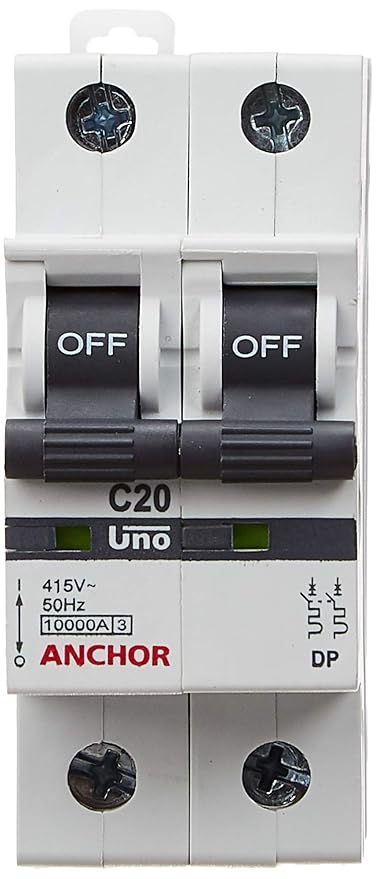 Anchor 98020 20A DP 'C' UNO MCB